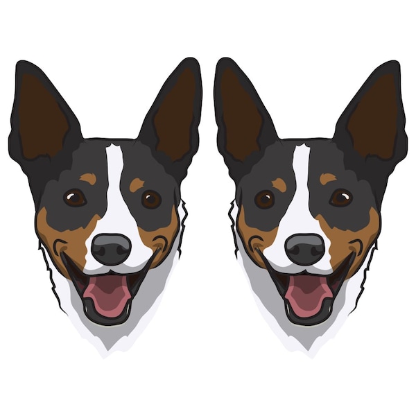 Rat Terrier Dog Decal, Dog Lover Decor Vinyl Sticker